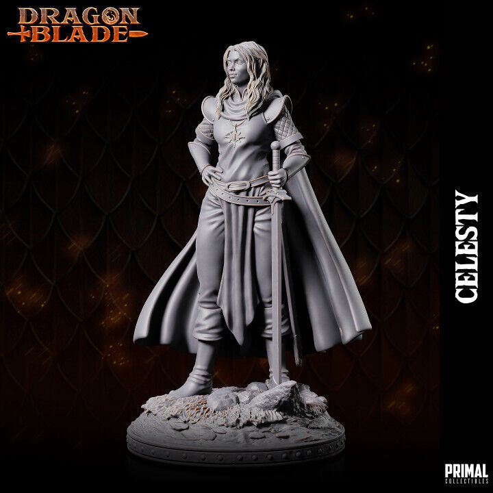 Noble princess - Celesty  - Fantasy compatible D&D DragonLance Miniatures Primal