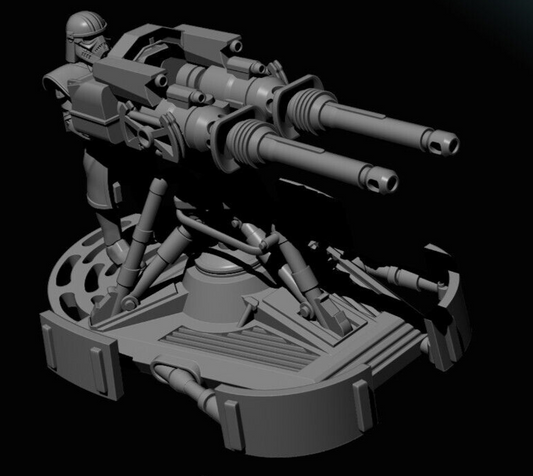 Heavy Blaster Cannon Star Wars Legion 3D Printed Resin BlueWolf Miniatures