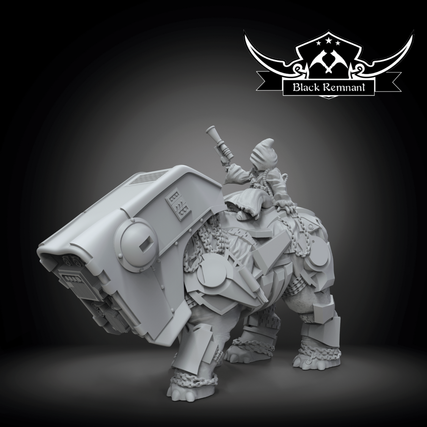 Jawa on Luggabeast - Star Wars Legion compatible 3D Printed Resin Miniatures