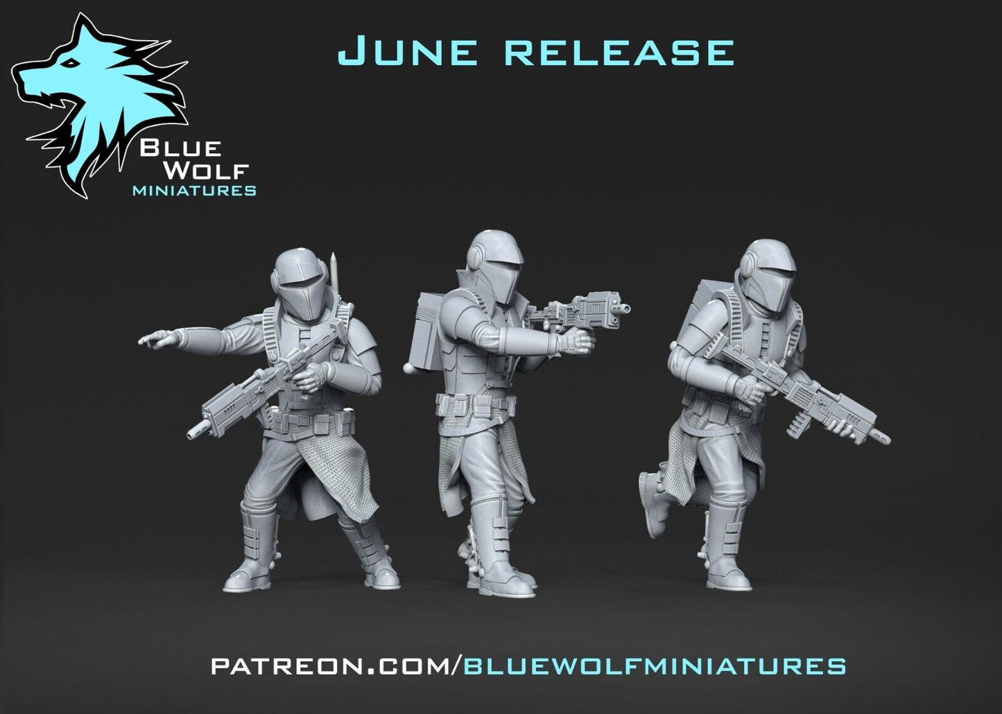 Nimbus Commandos Star Wars Legion 3D Printed Resin BlueWolf Miniatures