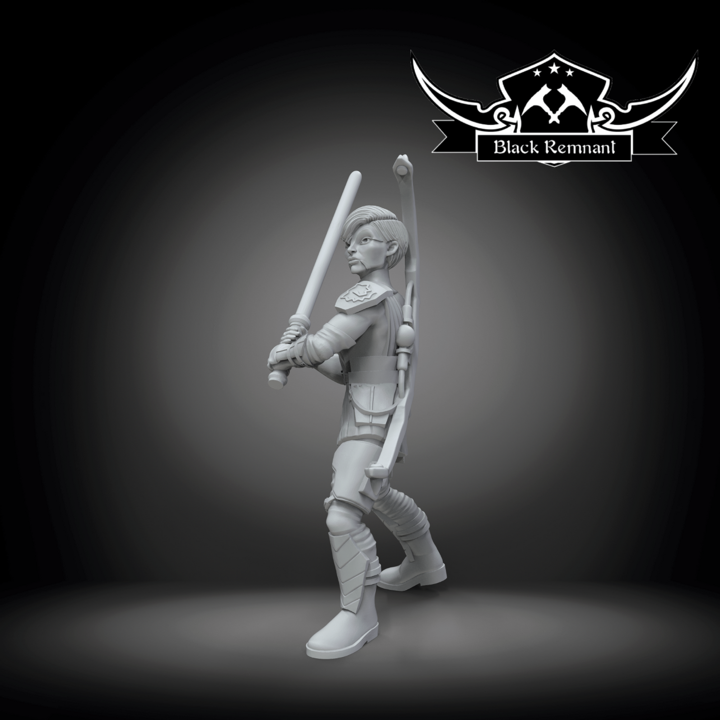 Asajj Ventress v4 - Star Wars Legion compatible 3D Printed Resin Miniatures