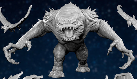 Rancor v3 - Star Wars Legion compatible 3D Printed Resin Miniatures Foe