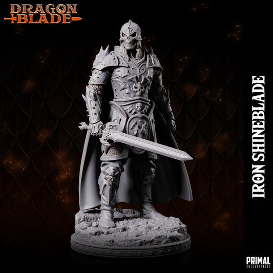 Fighter - Iron Shineblade - Fantasy compatible D&D DragonLance Miniatures Primal