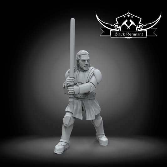 Qui Gon Jinn Clone Armor Star Wars Legion compatible 3D Printed Resin Miniatures