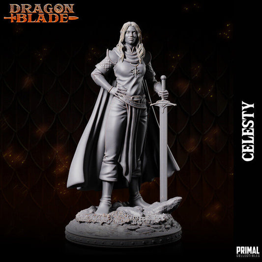 Noble princess - Celesty  - Fantasy compatible D&D DragonLance Miniatures Primal