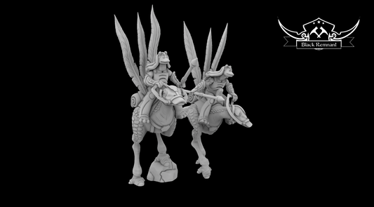 Gungan Kaadu Riders - Star Wars Legion compatible 3D Printed Resin Miniatures