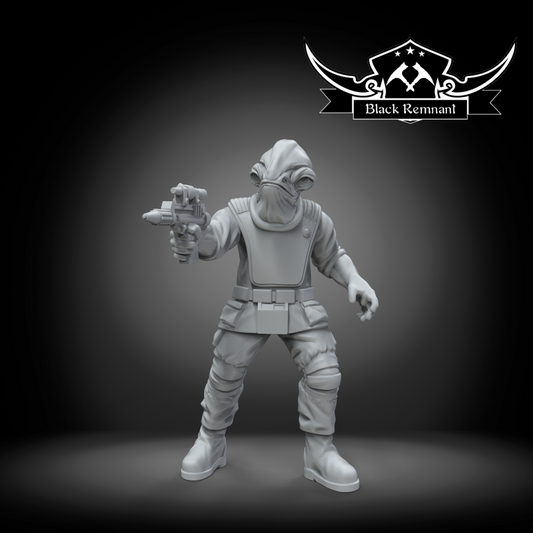 Admiral Raddus Star Wars Legion compatible 3D Printed Resin Miniatures