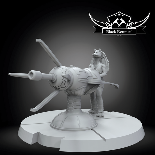 Gungan Assault Cannon - Star Wars Legion compatible 3D Printed Resin Miniatures