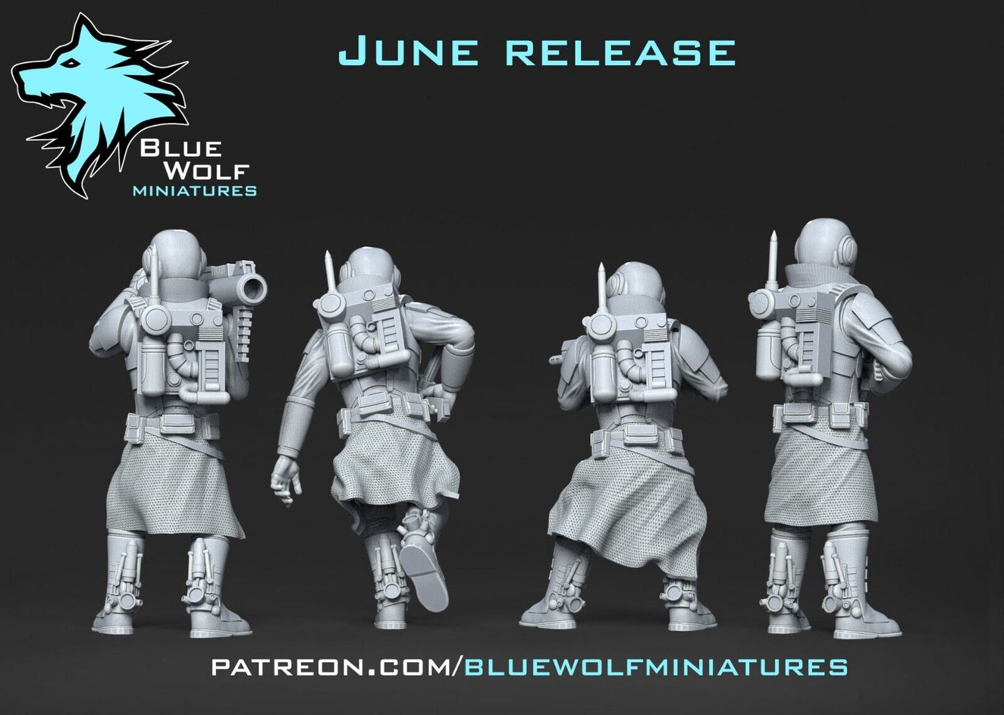 Nimbus Commandos Star Wars Legion 3D Printed Resin BlueWolf Miniatures