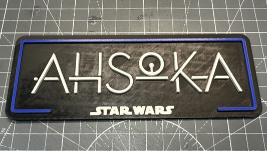 Star Wars Ahsoka - 3D Printed Sign Stand