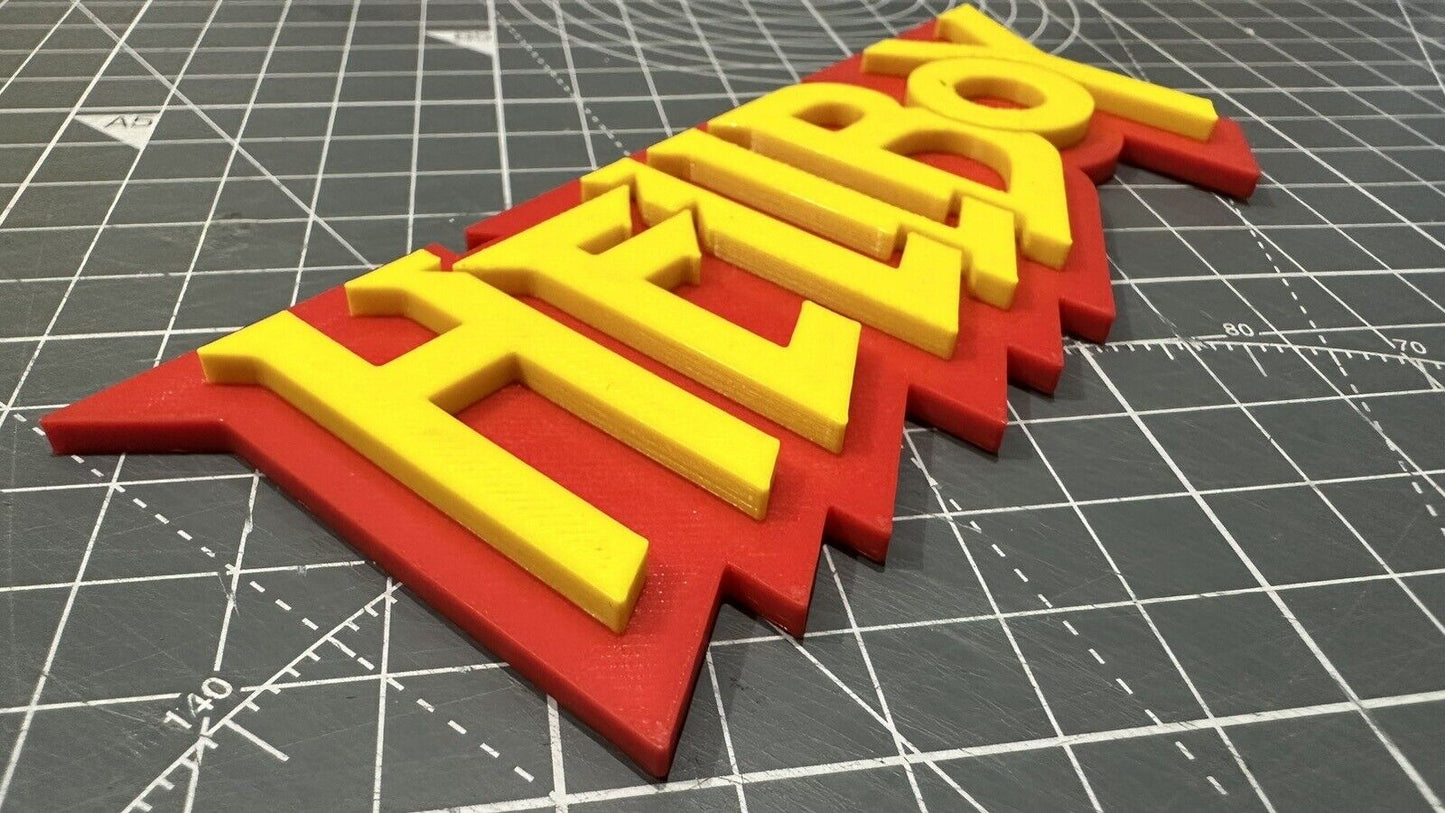 HellBoy - 3D Printed Sign Stand