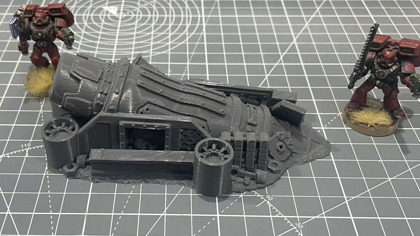 Ork Orruk Barricade Terrain v 28mm Miniature compatible WarHammer 40k 3D Printed