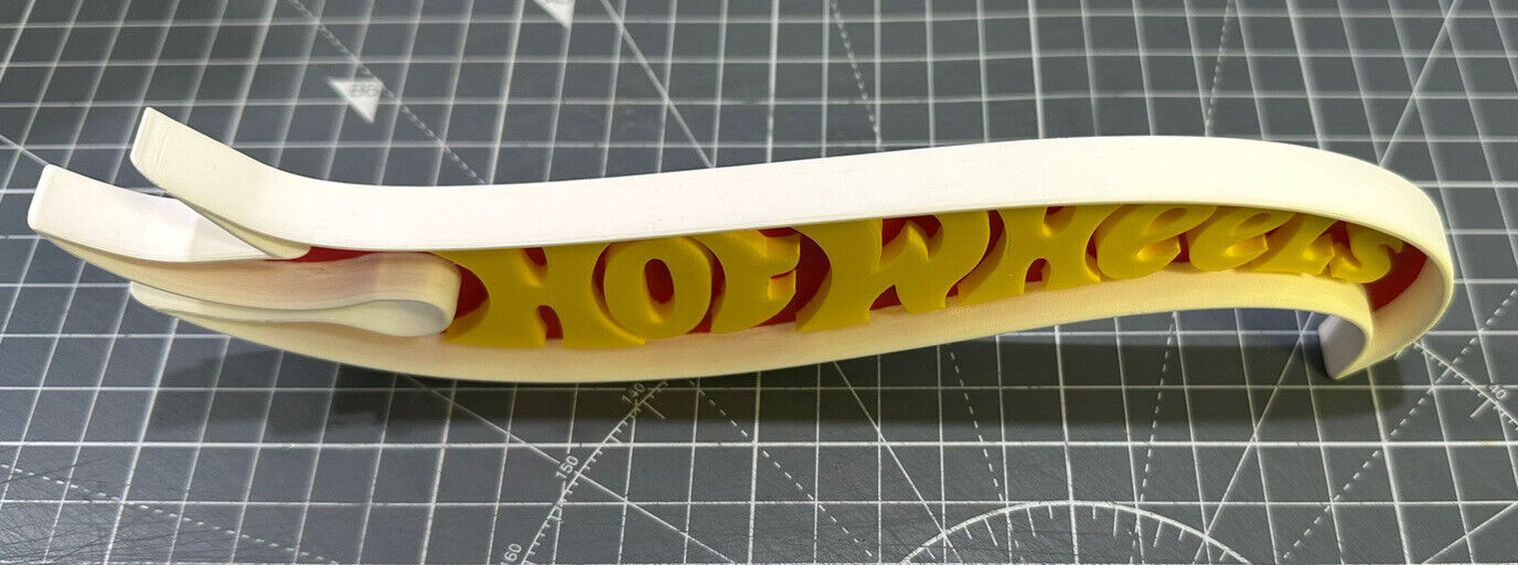 Hot Wheels - 3D Printed Sign Stand FAN ART