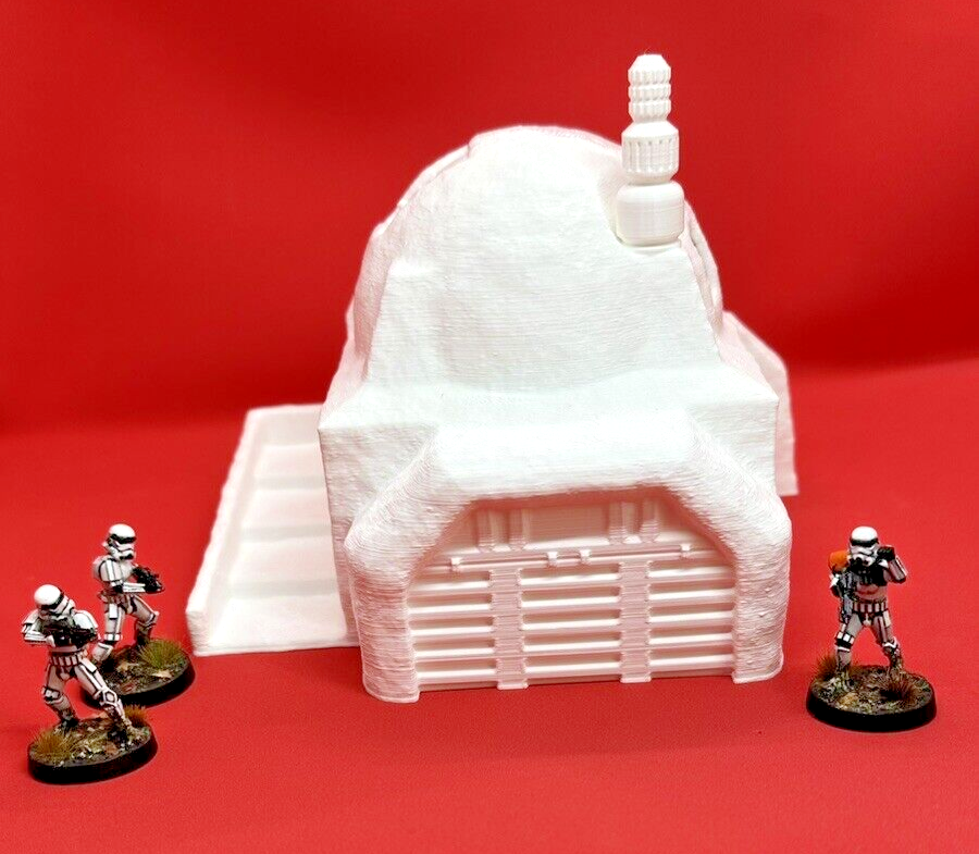 Desert House Garage 28mm Scenery terrain compatible Star Wars Legion 3D Printed