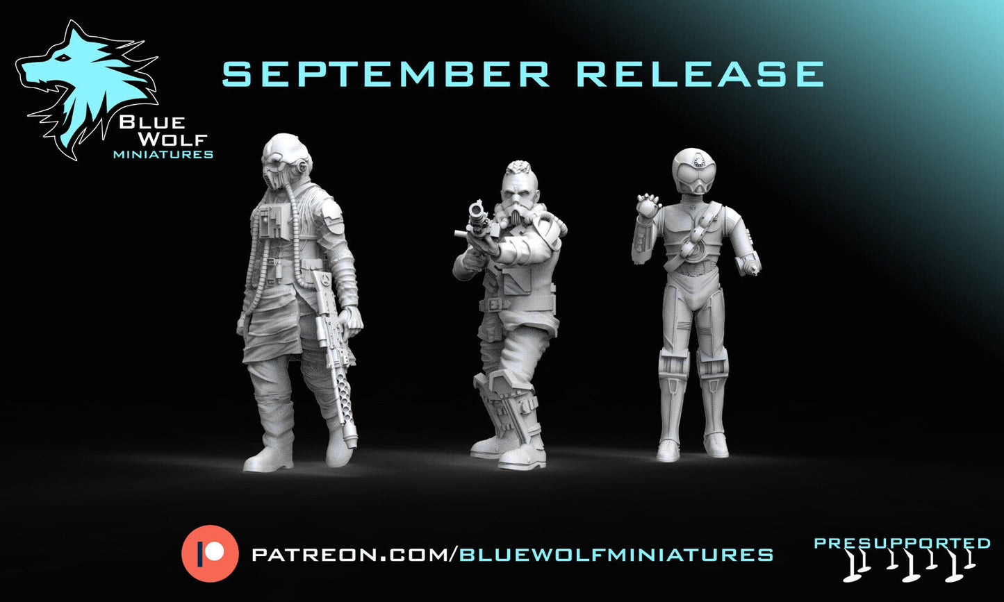 Space Smugglers 7 Versions Star Wars Legion 3D Printed Resin BlueWolf Miniatures