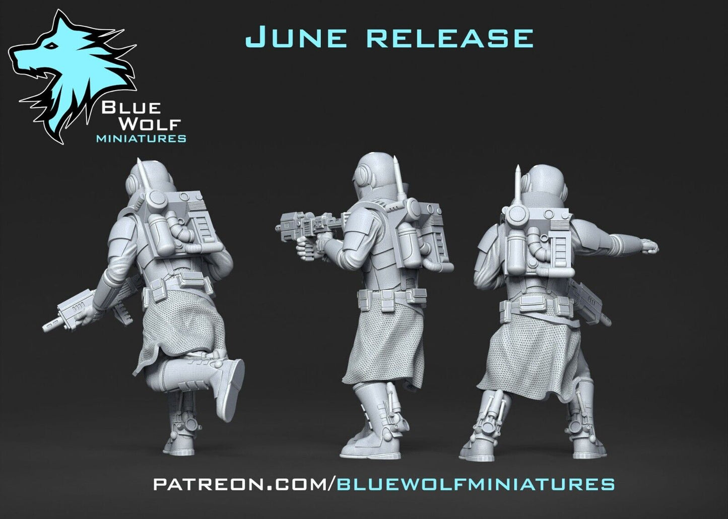 Nimbus Commandos Star Wars Legion 3D Printed Resin BlueWolf Miniatures