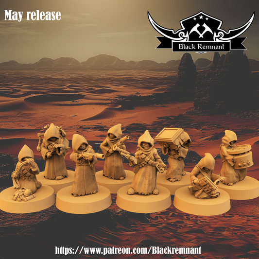 Jawa Warband 8x Star Wars Legion compatible 3D Resin Miniatures