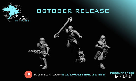 Purge Trooper Commander - Star Wars Legion 3D Printed Resin BlueWolf Miniatures