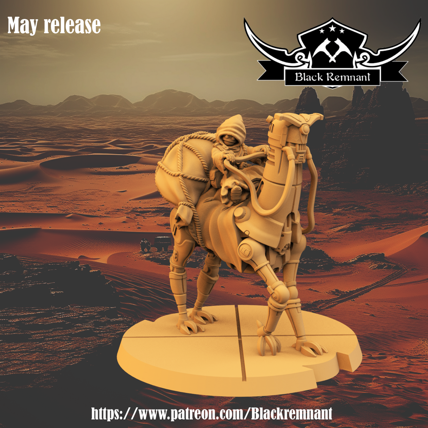 Jawa on droid horse - Star Wars Legion compatible 3D Printed Resin Miniatures