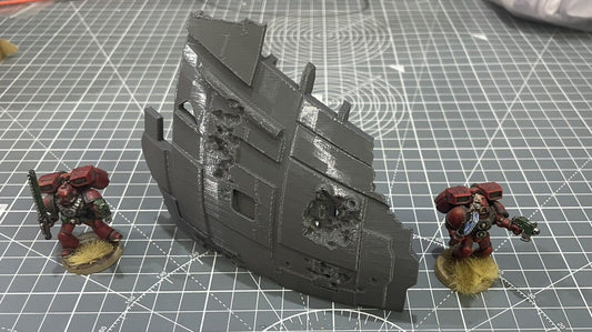 Ship Wreck Terrain 28mm Scenery compatible WarHammer 40k Legion 3D Printed