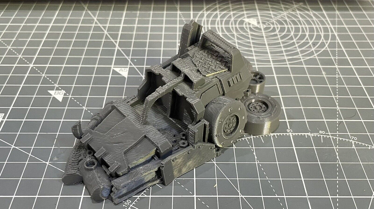 Ork Orruk Barricade Terrain 28mm Miniature compatible WarHammer 40k 3D Printed