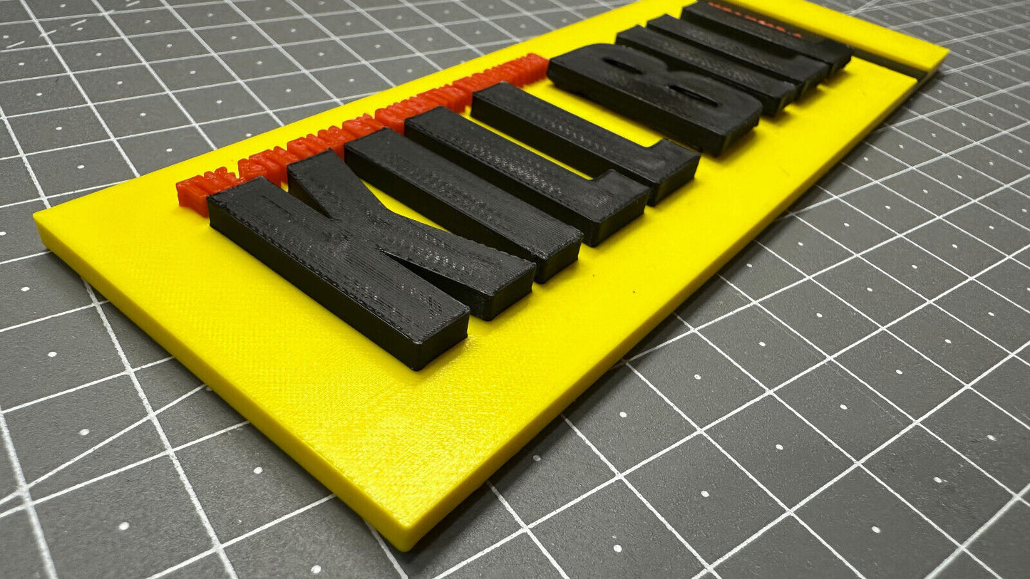 Kill Bill Logo - 3D Printed Sign Stand