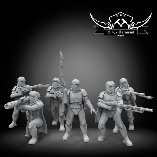 Squad of Imperial Raptors 6x Star Wars Legion compatible 3D Resin Miniatures