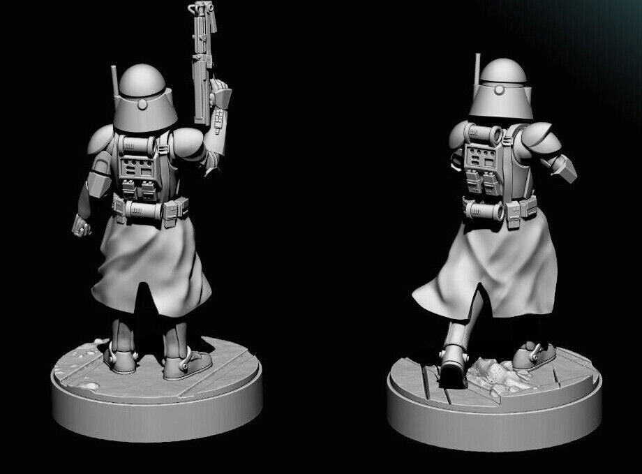 Commander Bacara - Star Wars Legion 3D Printed Resin BlueWolf Miniatures (ver 2)