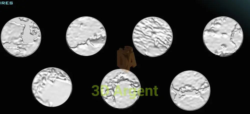 7 Mud themed - Star Wars Legion 3D Printed Resin BlueWolf Bases Toys & Games:Wargames & Role-Playing:Star Wars