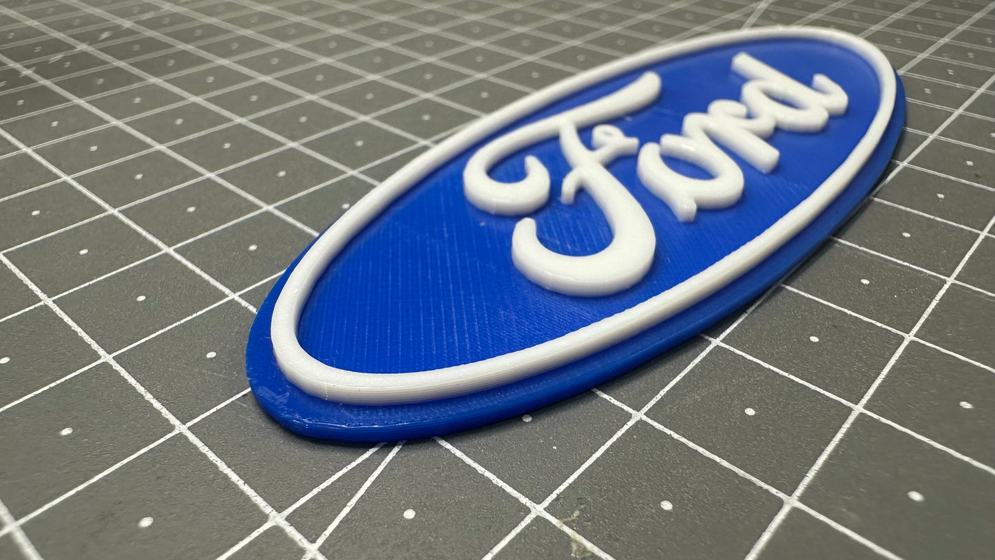 Ford Logo Sign - 3D Printed Sign