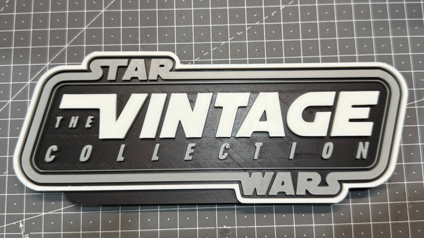 Star Wars The Vintage Collection Sign Stand- 3D Printed