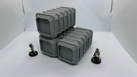 Heavy Armoured Container 40K Necromunda Scifi Scatter Terrain 28mm Stargrave