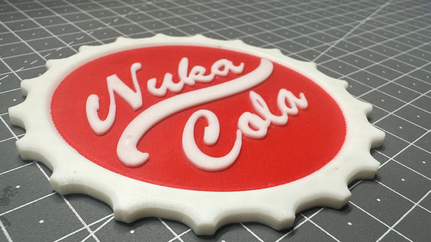 Nuka Cola Logo - 3D Printed Sign Fallout