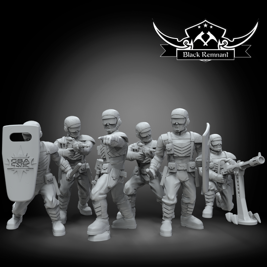 ESPOs Corporate Sector Squad Star Wars Legion compatible 3D Print Resin Miniatures