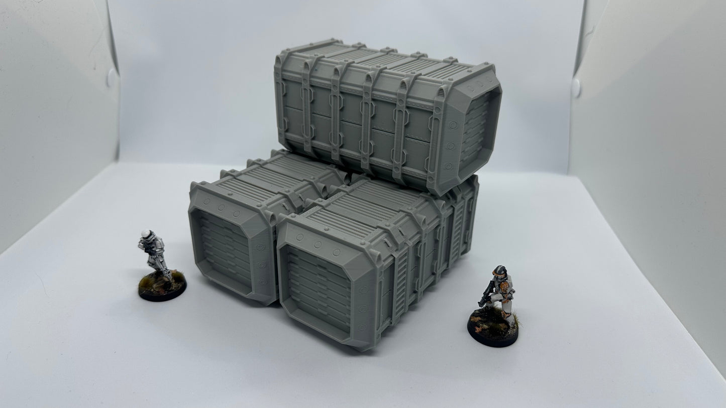 Heavy Armoured Container 40K Necromunda Scifi Scatter Terrain 28mm Stargrave