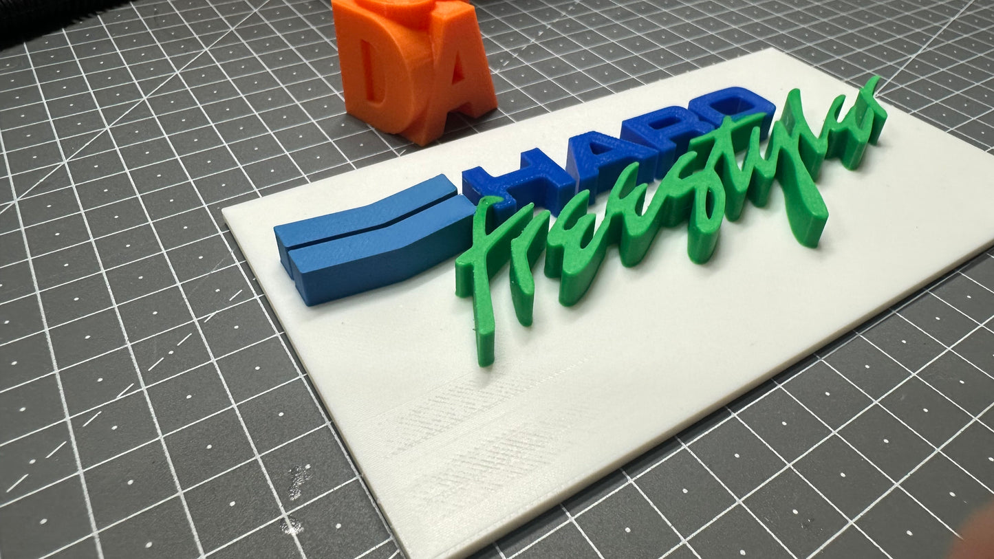 HARO Freestyler Logo - 3D Printed Sign