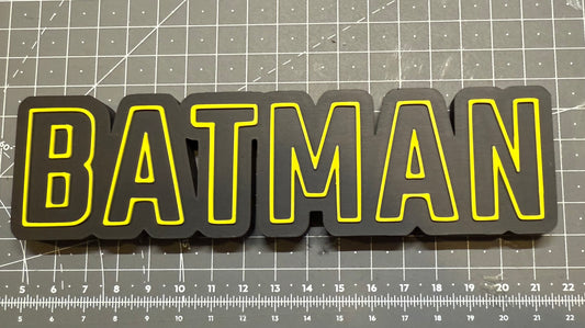 Batman 89 DC Movie Logo - 3D Printed Sign Stand