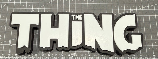The Thing Movie - 3D Printed Sign Stand