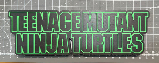 Teenage Mutant Ninja Turtles Movie - 3D Printed Sign Stand