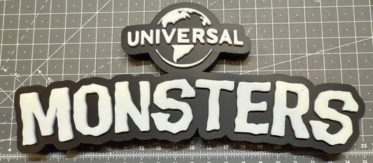 Universal Monsters - 3D Printed Sign Stand