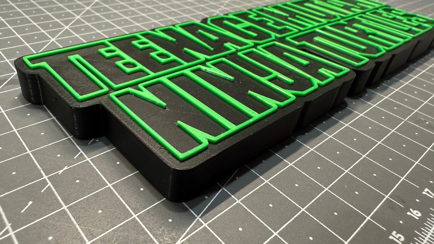 Teenage Mutant Ninja Turtles Movie - 3D Printed Sign Stand