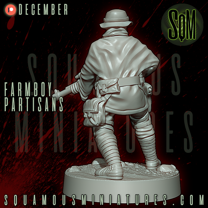 Farmboy Partisans Star Wars Legion compatible 3D Resin Miniatures Squamous