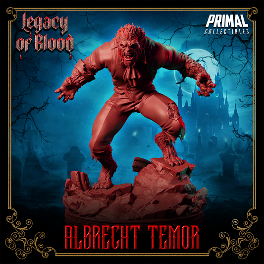 Werewolf - Albertch Tremor Fantasy compatible D&D DragonLance Miniatures Primal