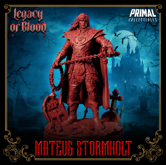 Knight - Mateus Stormholt Fantasy compatible D&D DragonLance Miniatures Primal