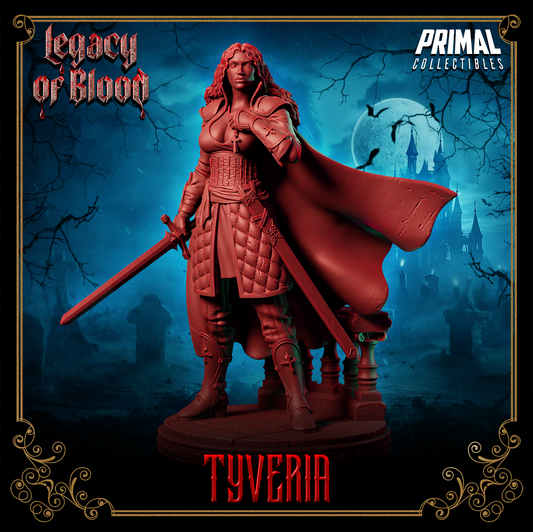 Warrior - Tyveria Fantasy compatible D&D DragonLance Miniatures Primal