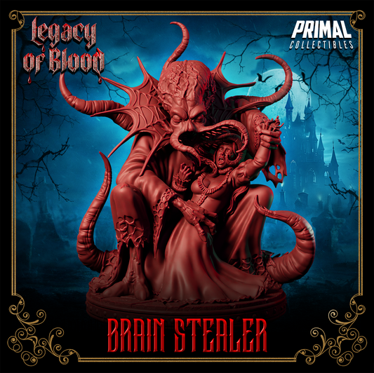 Evil creature - Brain Setaler Fantasy compatible D&D DragonLance Miniatures Primal