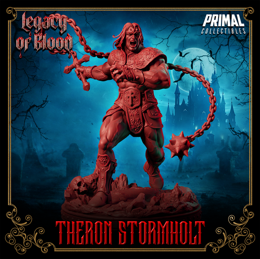 Warrior - Theron Stormholt Fantasy compatible D&D DragonLance Miniatures Primal