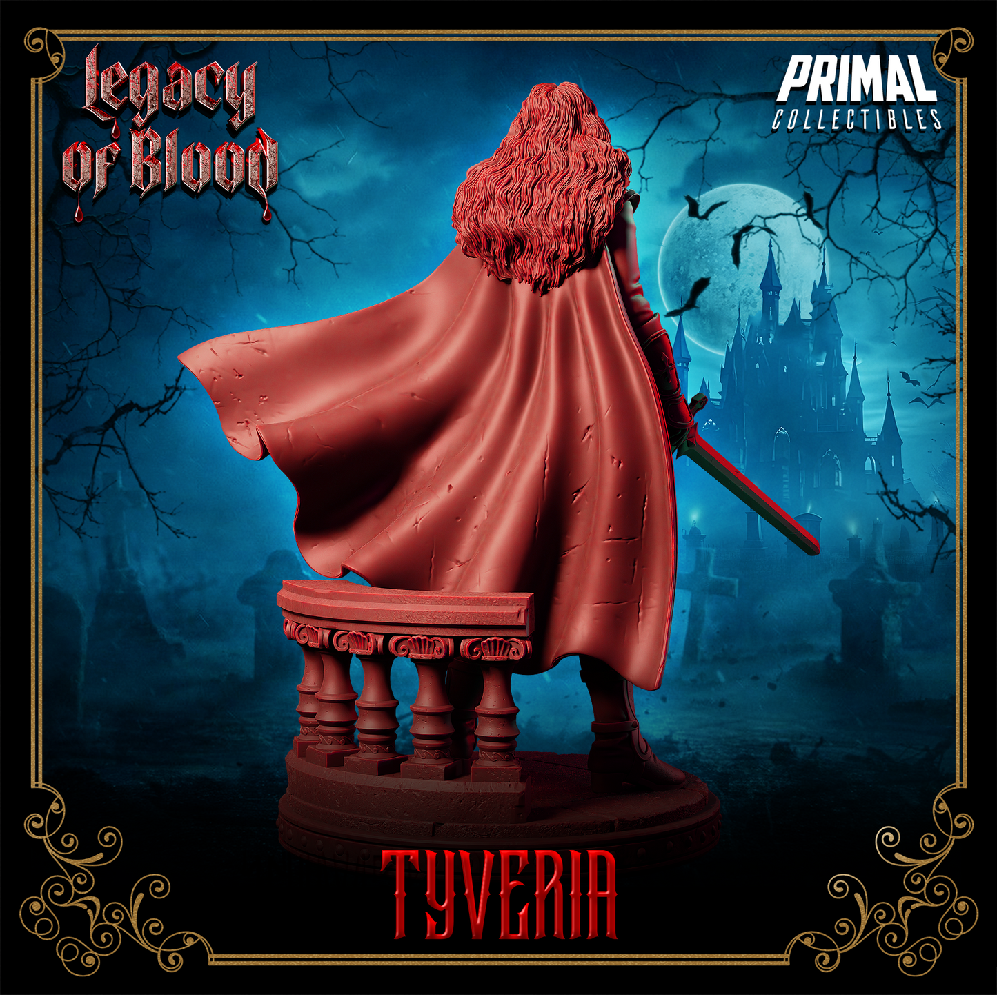 Warrior - Tyveria Fantasy compatible D&D DragonLance Miniatures Primal