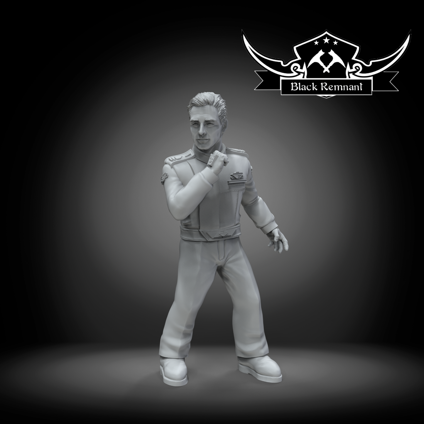 John Sheridan Babylon 5- Stargrave D&D 3D Printed Resin Miniatures