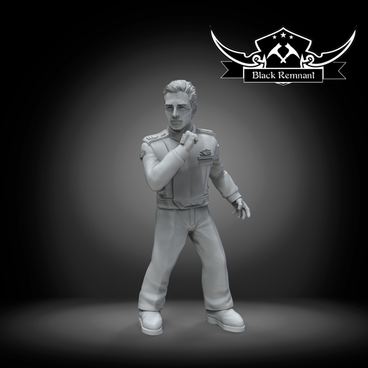 John Sheridan Babylon 5- Stargrave D&D 3D Printed Resin Miniatures